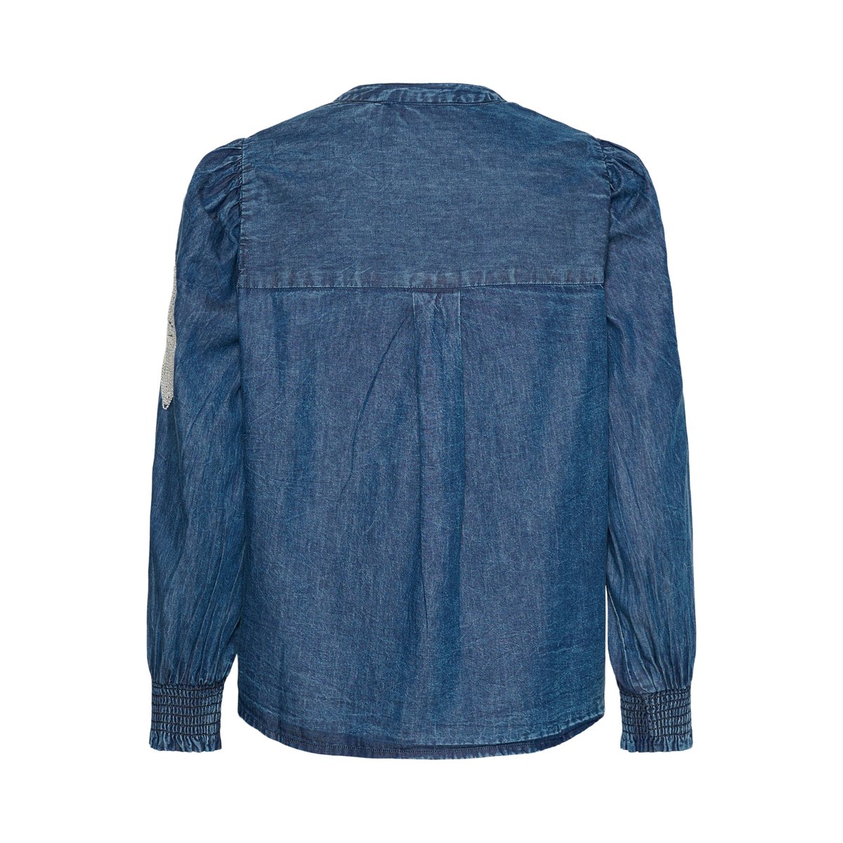 Blouse à manches longues bleu medium blue wash, CULTURE