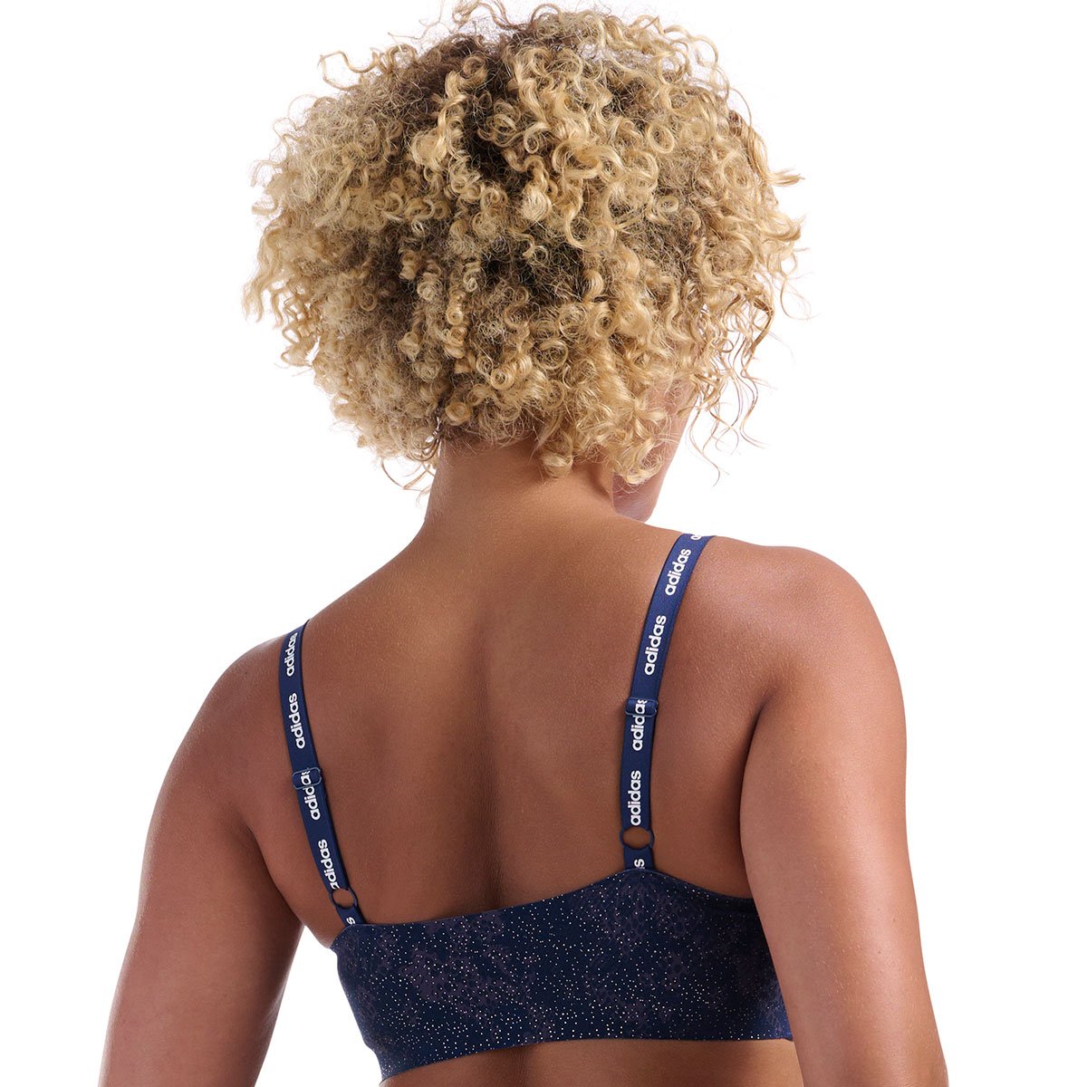 Brassière sport, MICRO FREE CUT bleu, ADIDAS SPORTSWEAR