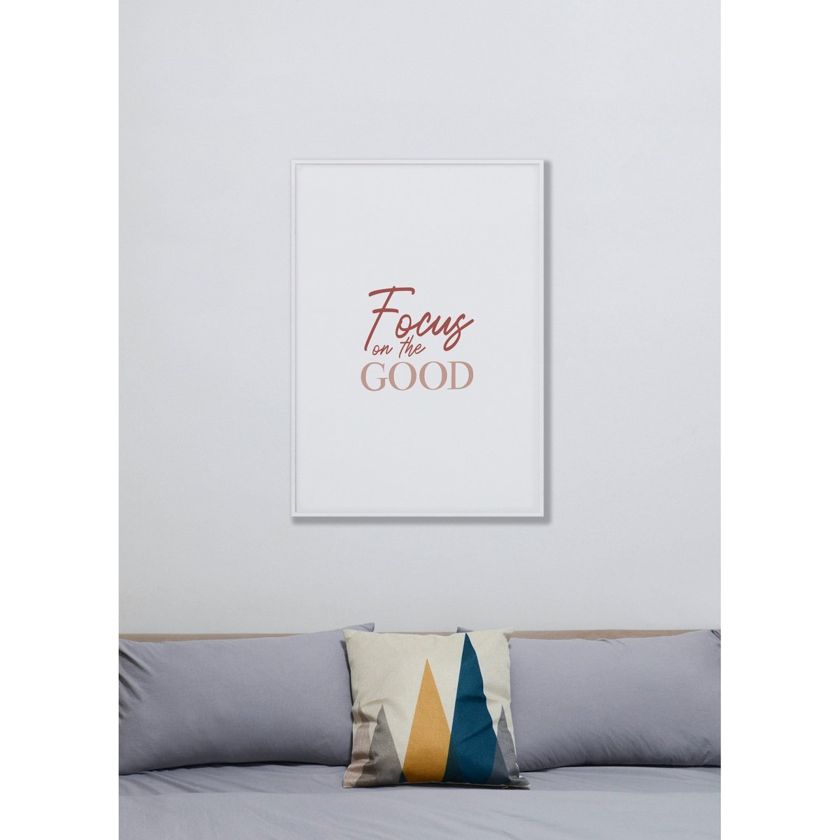 Affiche Focus on the good blanc, L'AFFICHERIE