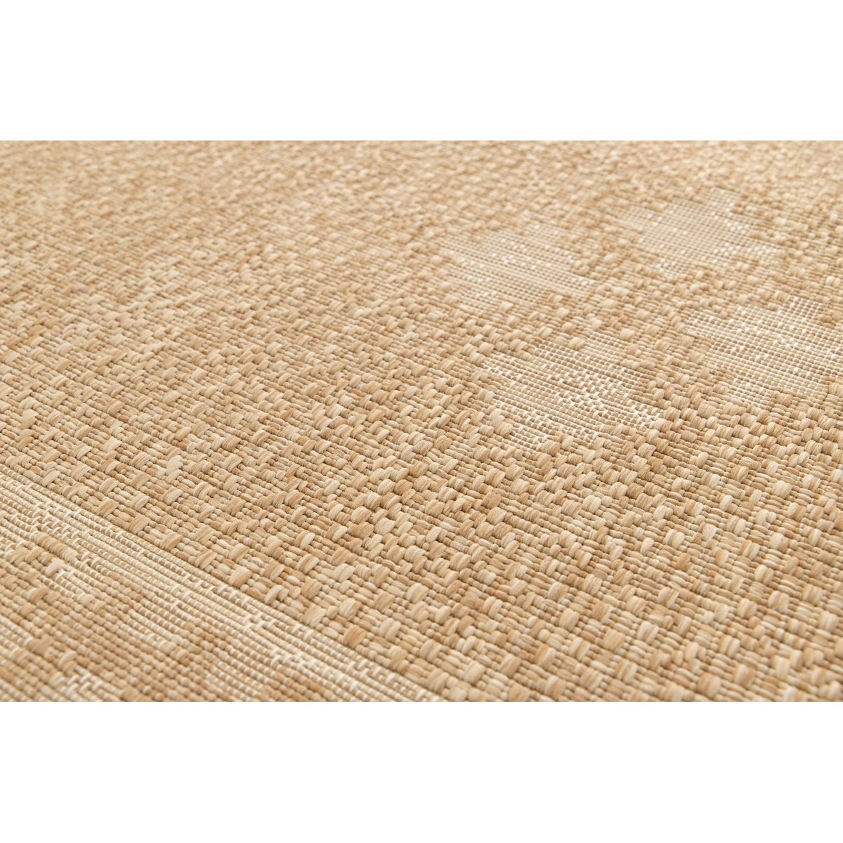 Tapis design aspect jute intérieur extérieur ARID beige sable, AFK LIVING