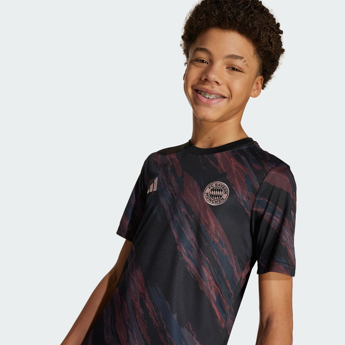 Maillot D'échauffement Fc Bayern 25/26 Enfants black, adidas Performance