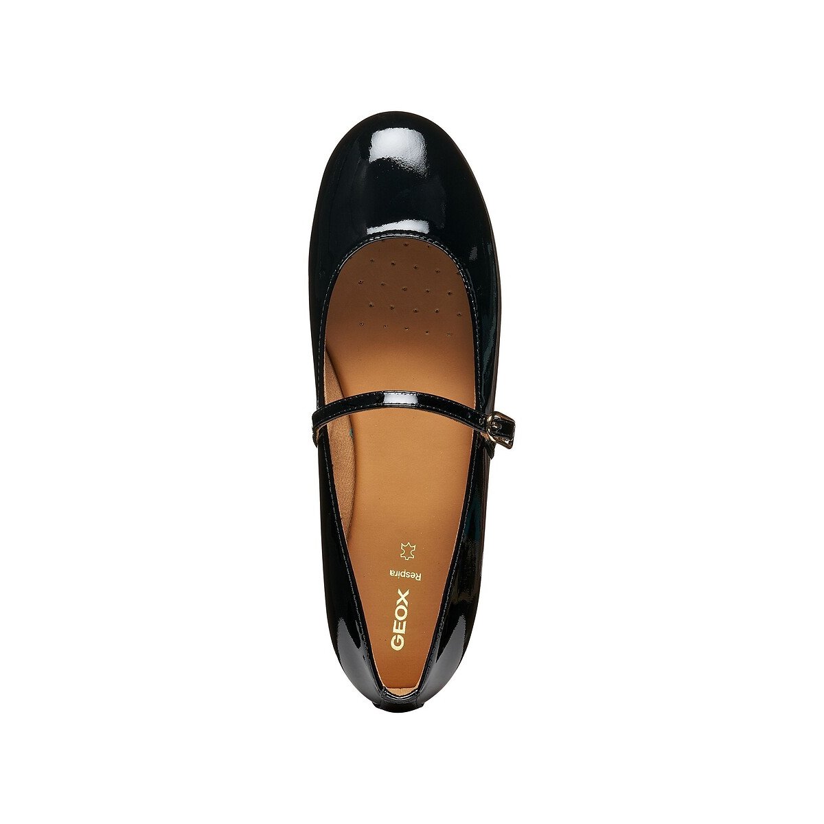 Bailarinas tipo «babies» de charol PALMARIA negro, GEOX