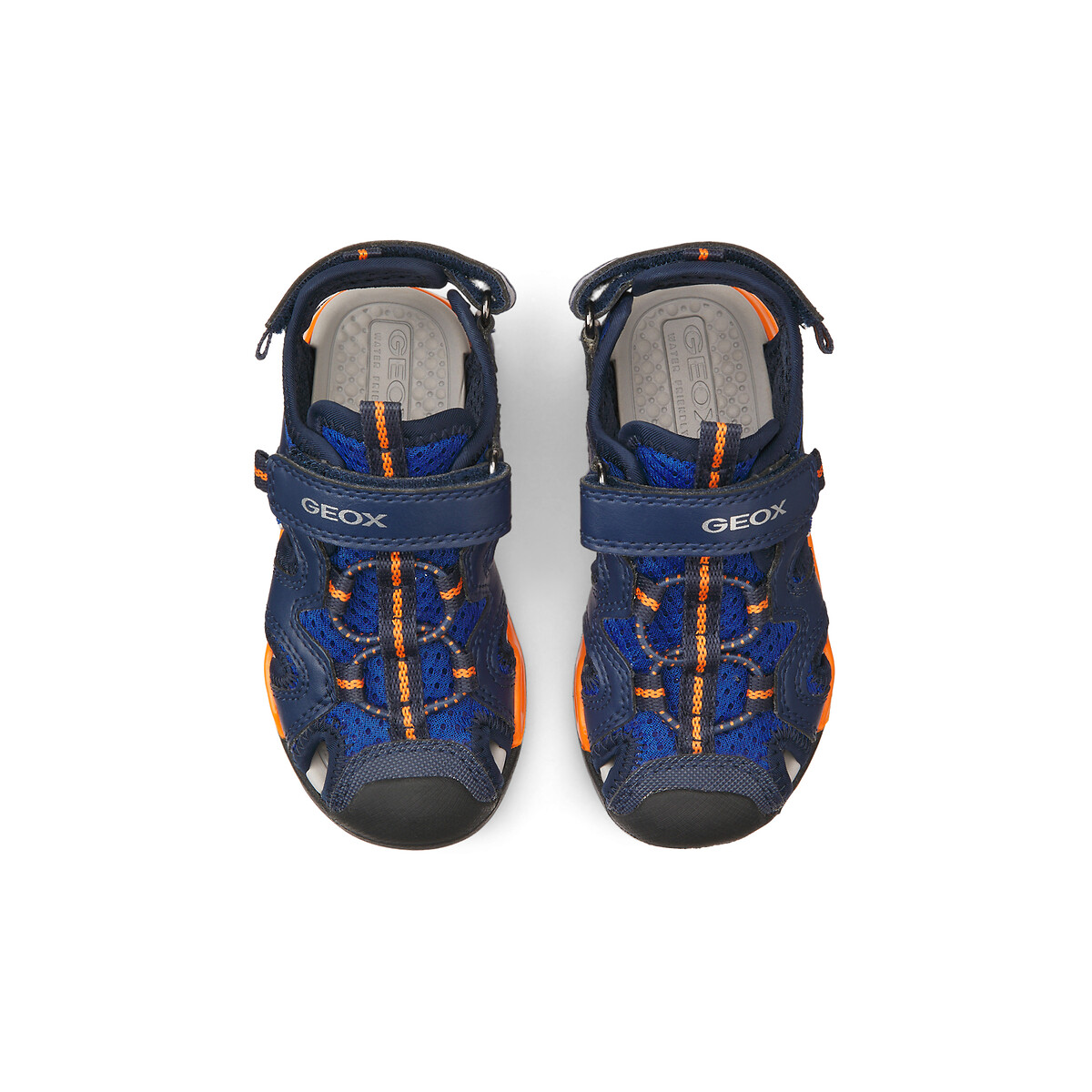 Sandales imperméables Borealis bleu/orange, GEOX