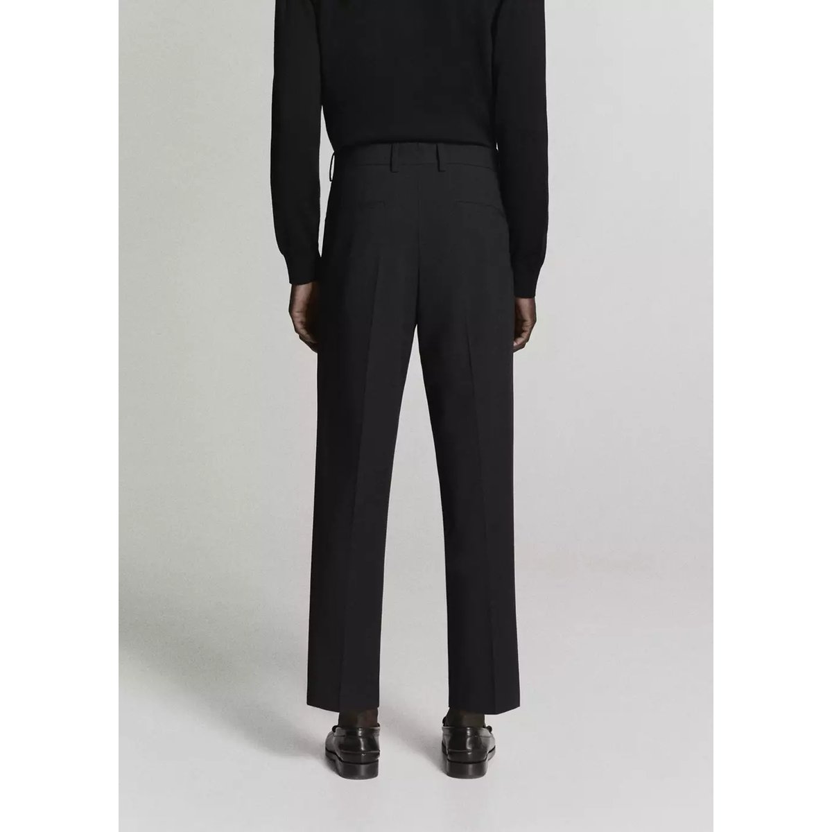 Pantalon costume Boston regular fit noir, MANGO MAN