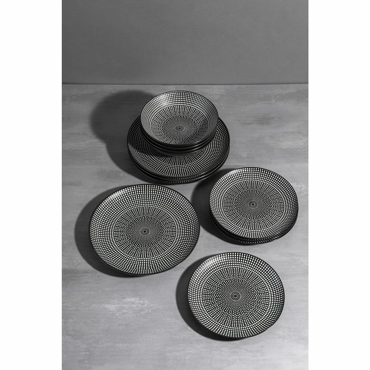 Set di stoviglie Tokyo (12pz) nero , KARE DESIGN