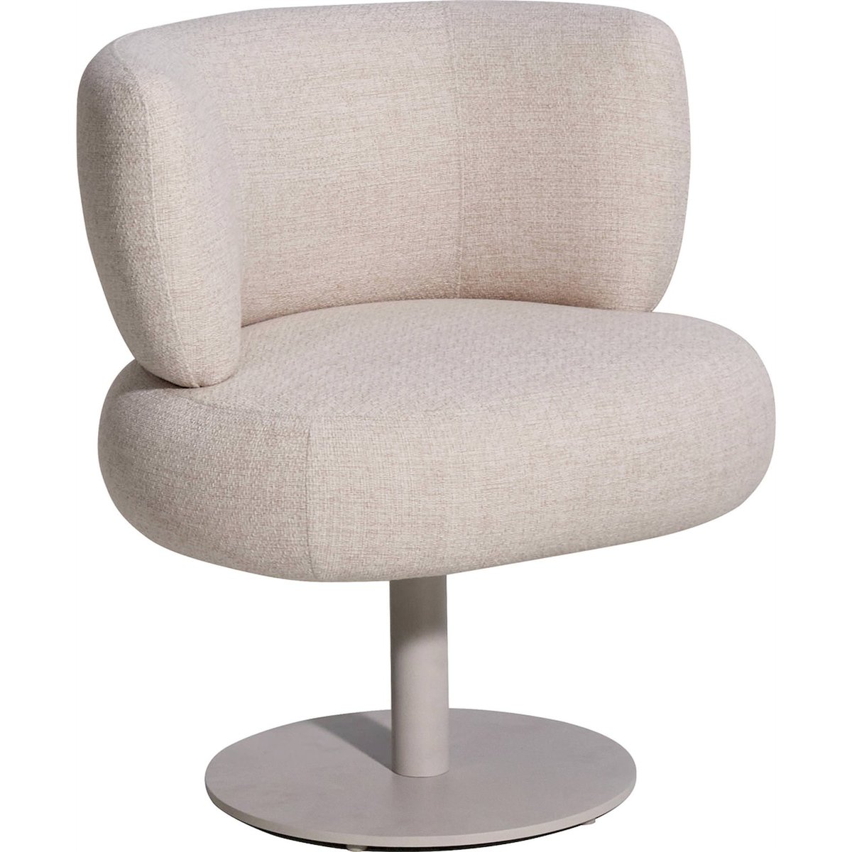 Chaise de jardin pivotante en aluminium MASON beige alpine clair, RECOLLECTION