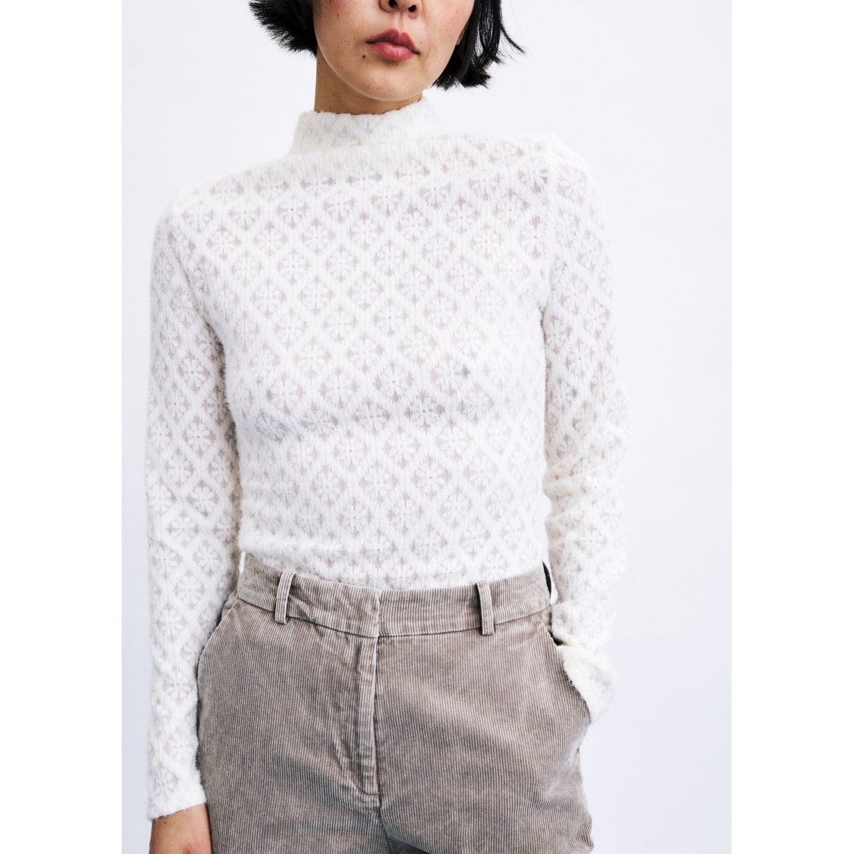 Pantalon Thission en coton THISSION gris, FRNCH