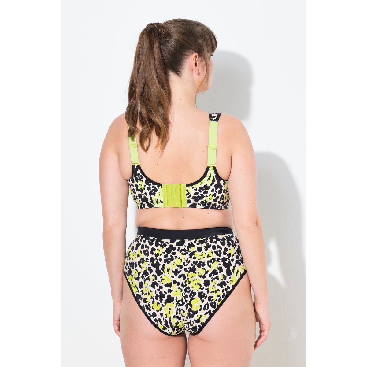 Soutien-gorge de sport, sans armatures citron vert, ULLA POPKEN