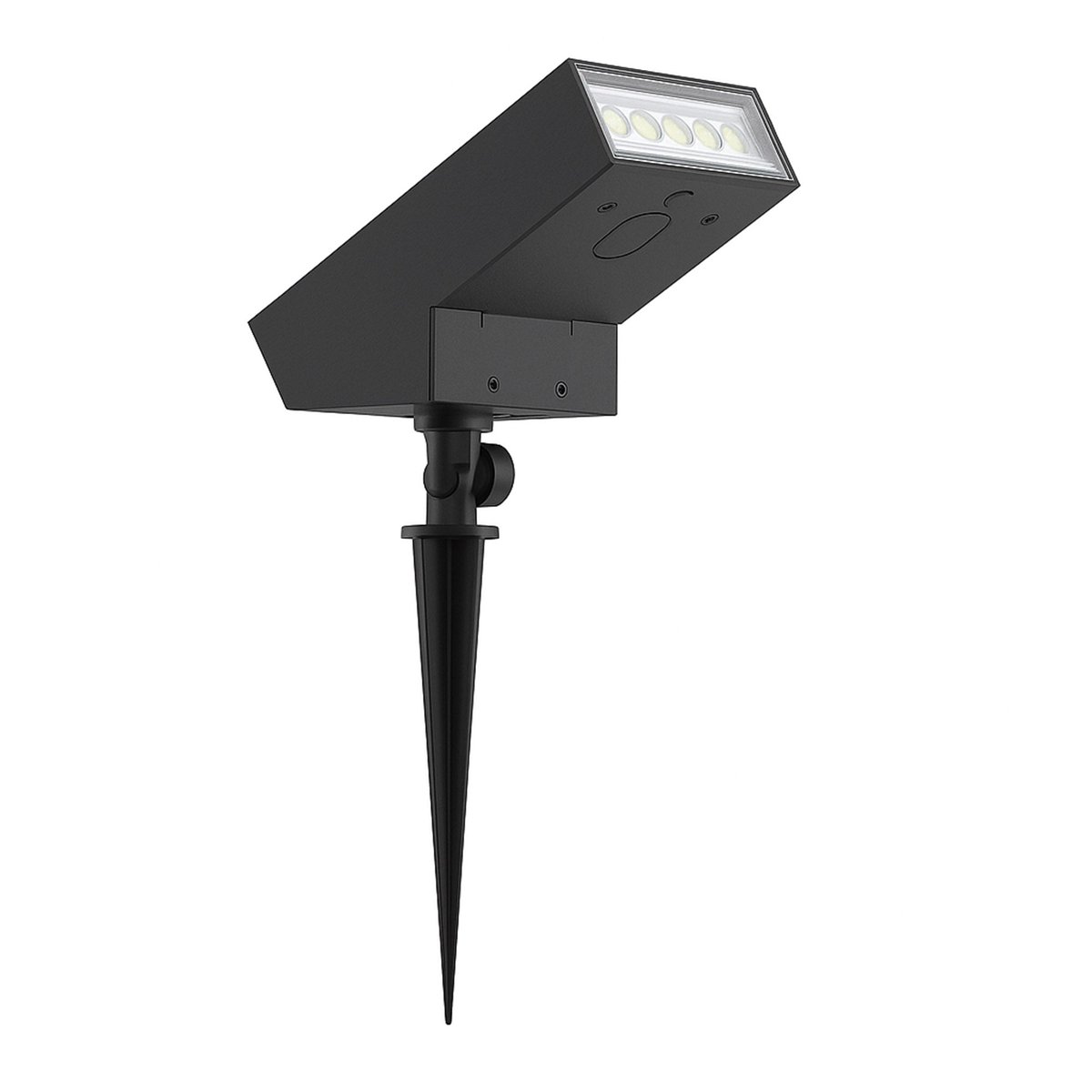 Spot solaire projecteur SOLTEK noir, LUMISKY
