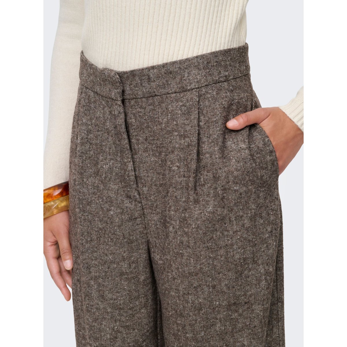 Pantalon De Tailleur mulch, ONLY