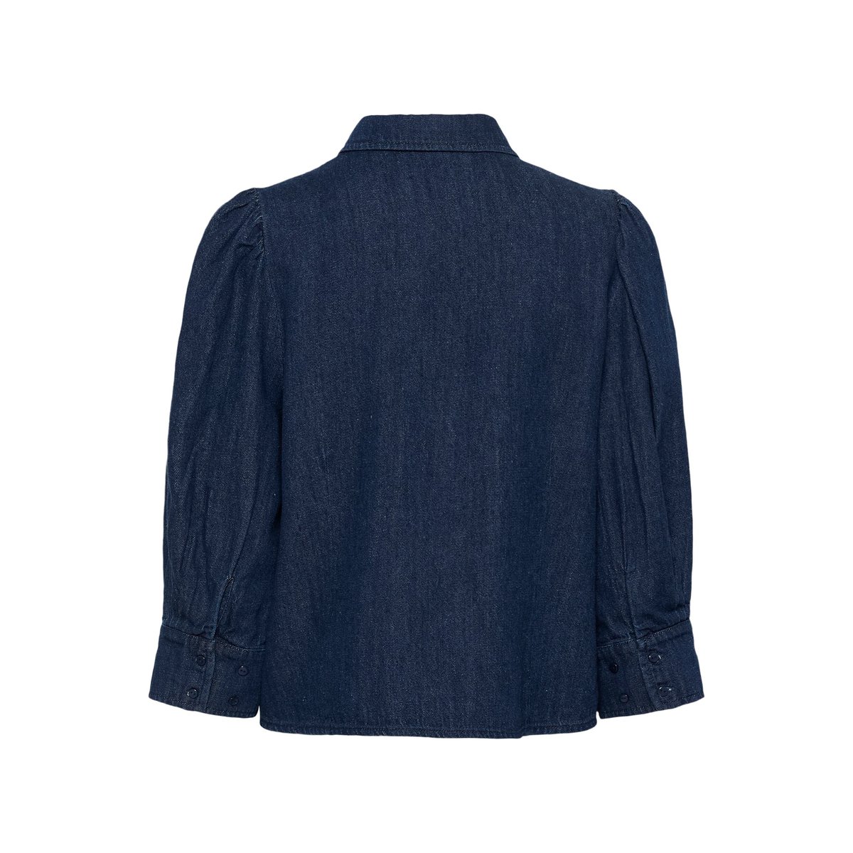 Chemise à manches longues bleu dark blue denim, SOAKED IN LUXURY