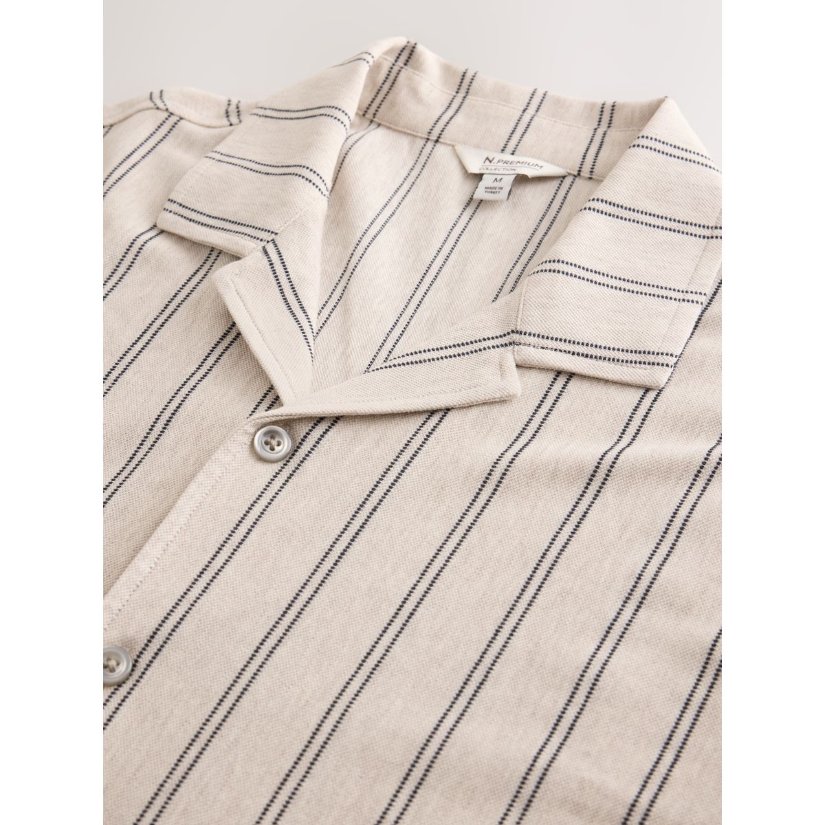Chemise en jersey de coton à manches courtes naturel, NEXT