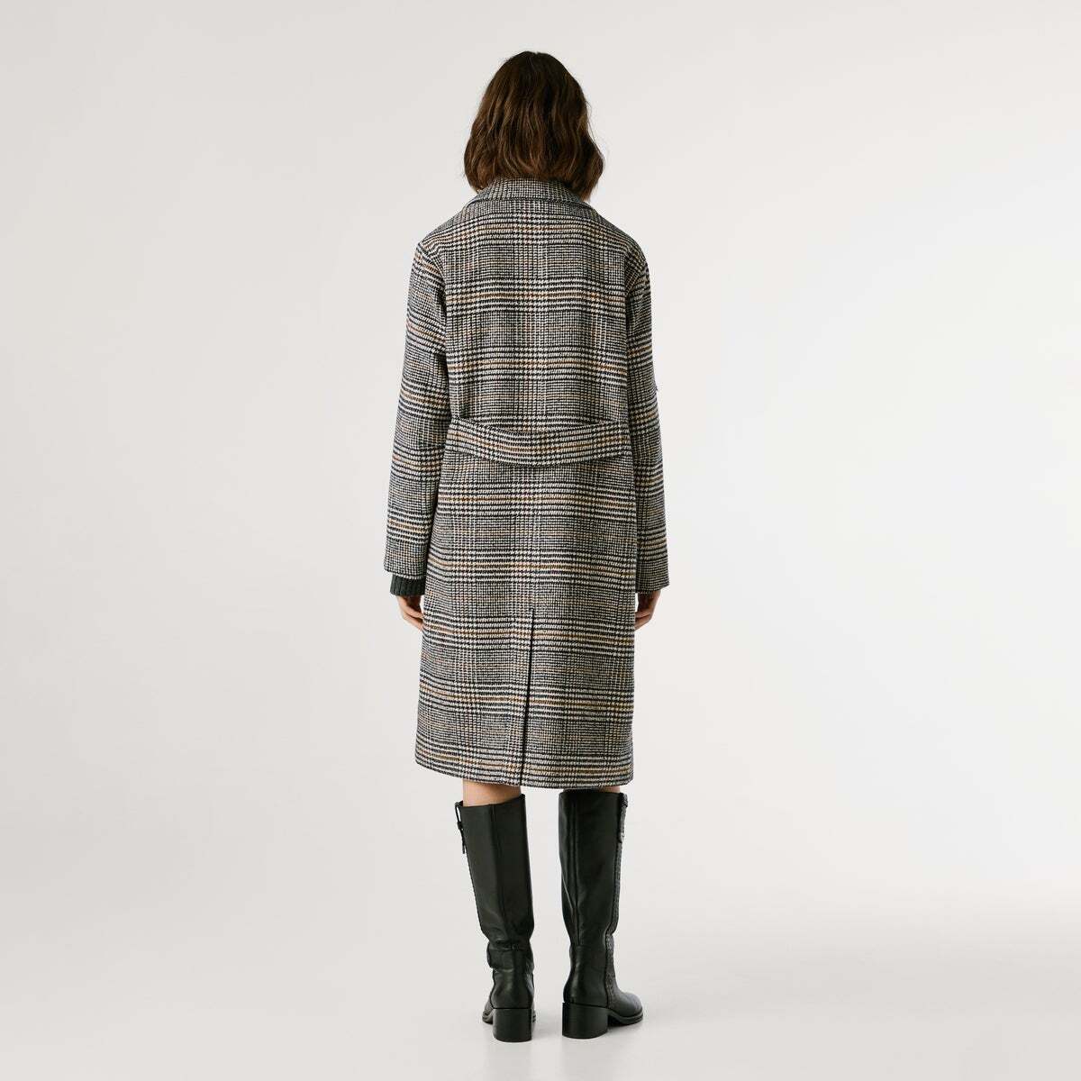 Manteau Pied-De-Poule rose, PEPE JEANS