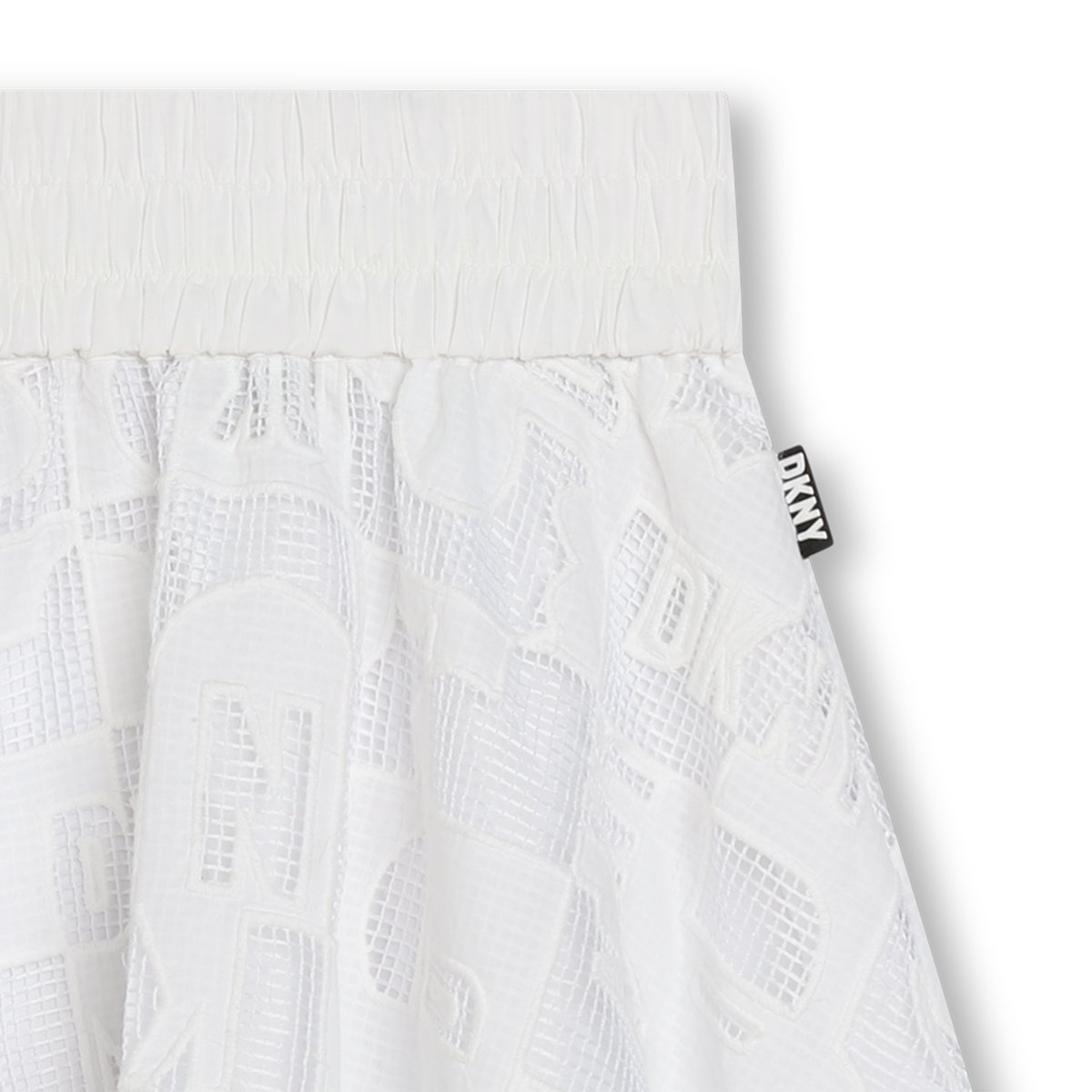 Jupe de cérémonie en résille blanc, DKNY