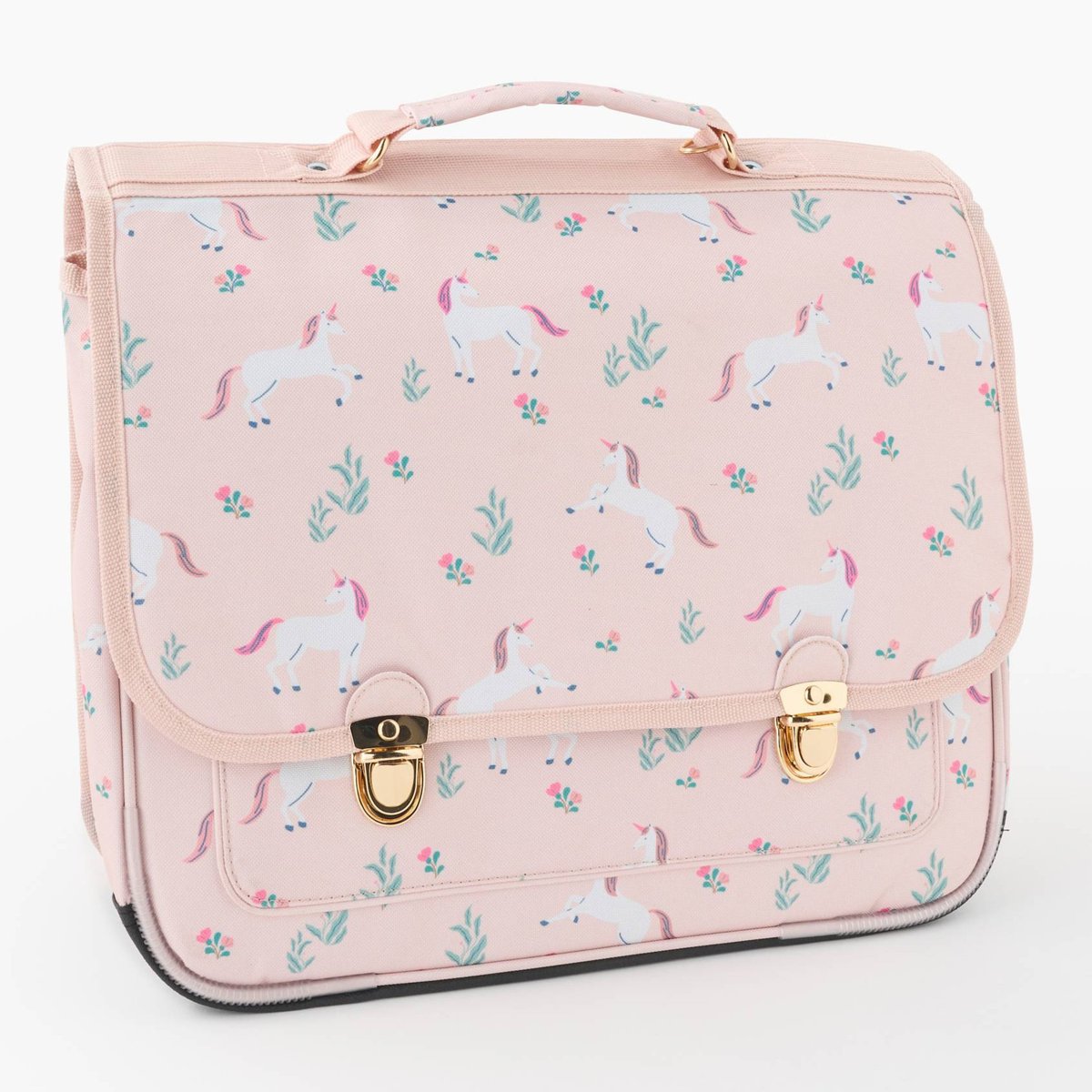 Cartable, 38cm beige rose, MONOPRIX