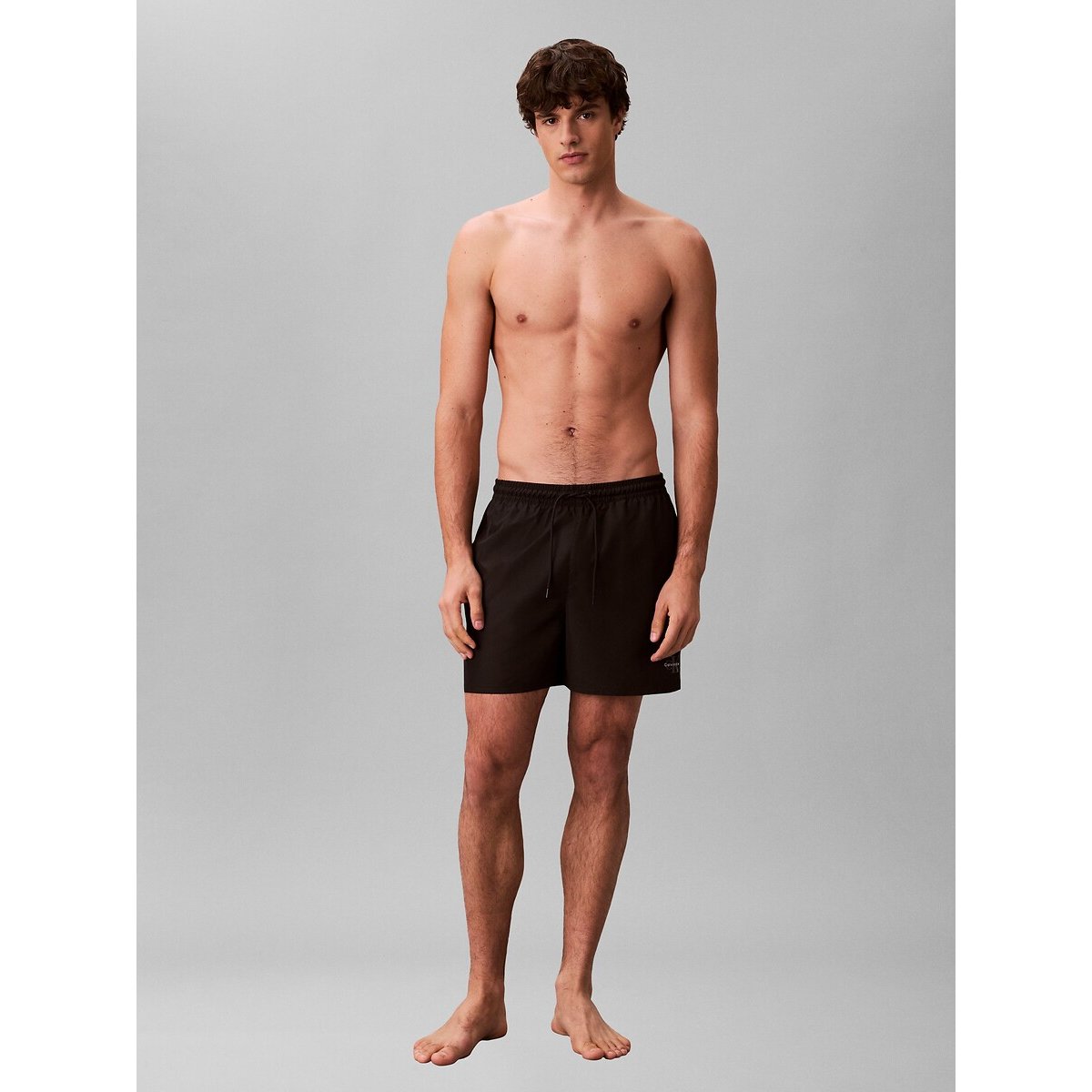 Shorts da bagno media lunghezza nero , CALVIN KLEIN