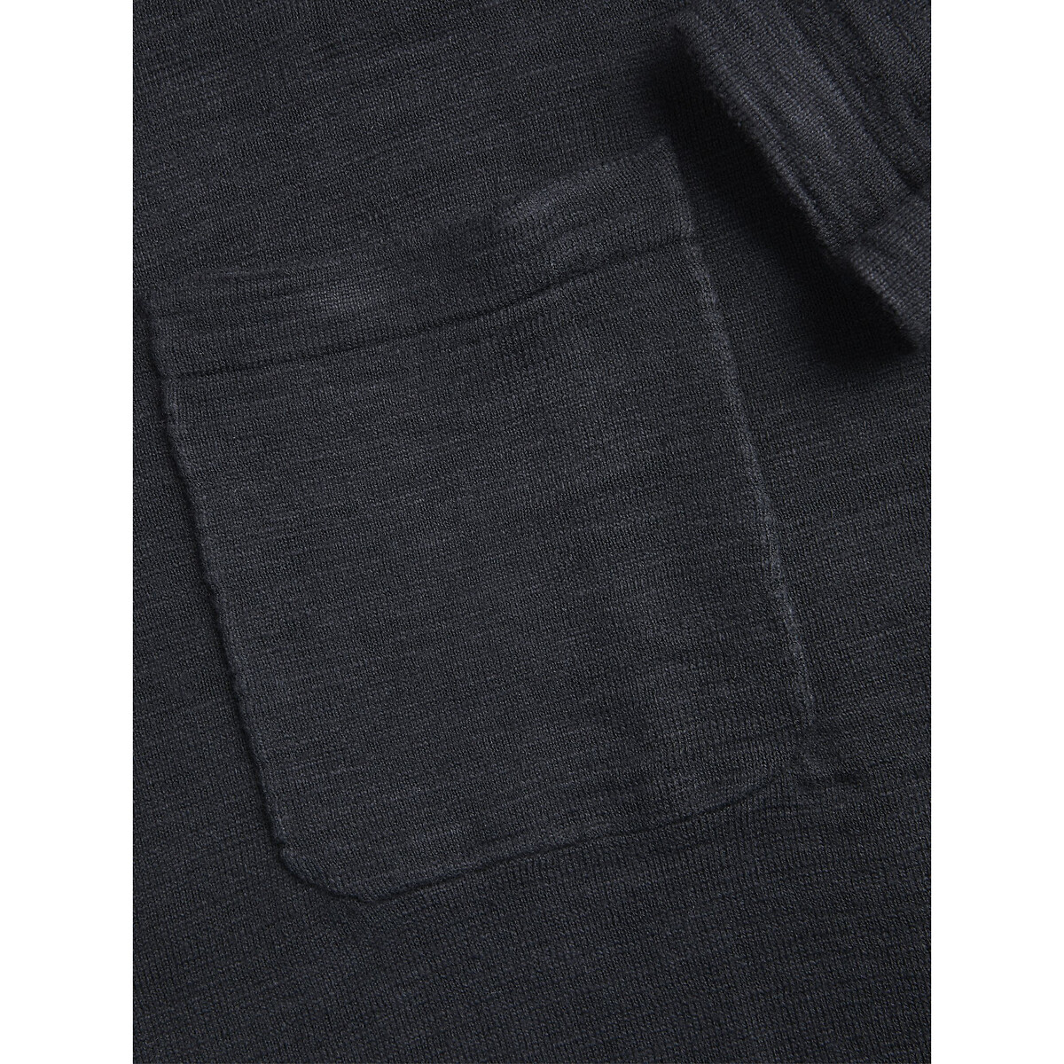 T-shirt ample poche poitrine noir, JACK & JONES