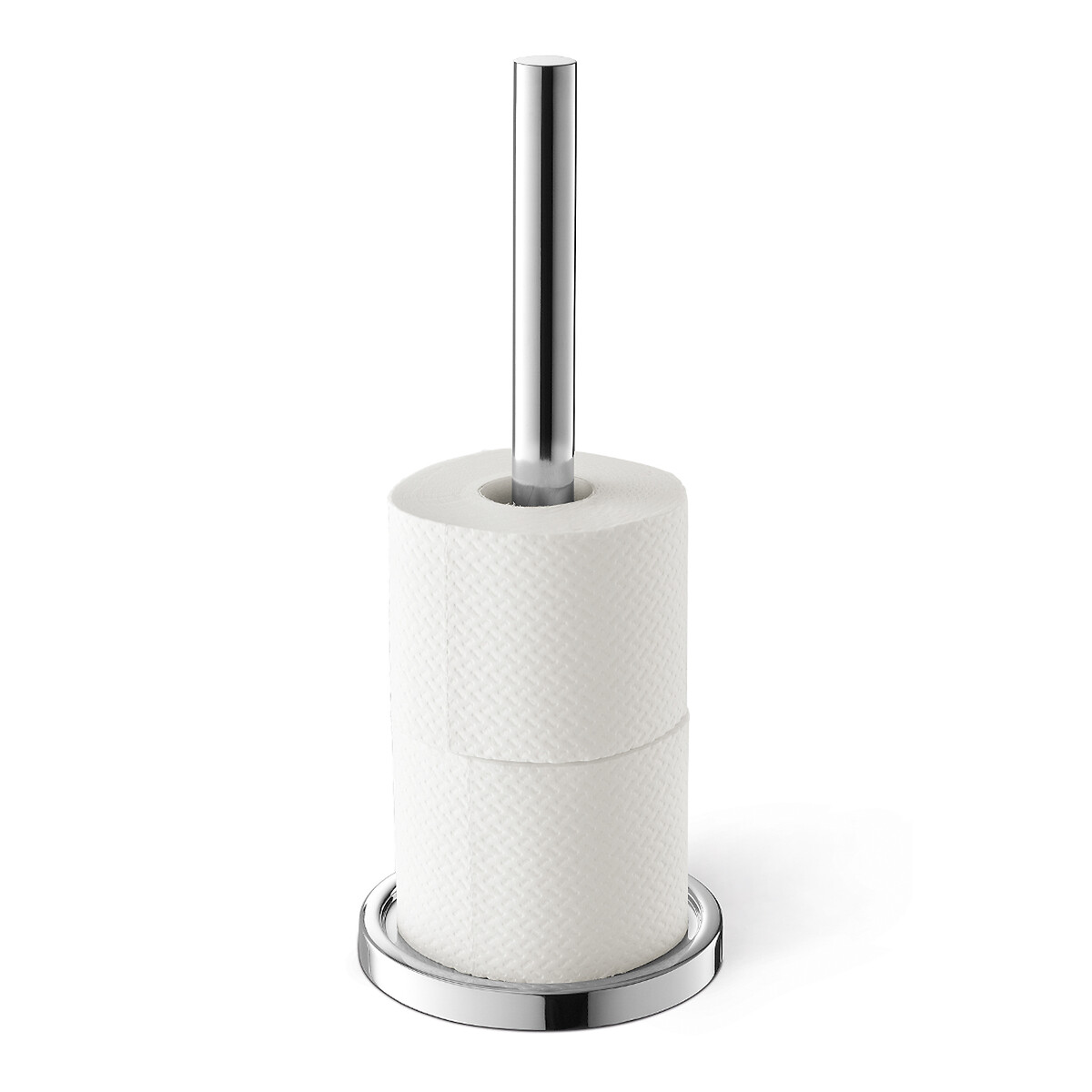 Porta-rolos papel higiénico de reserva Mimo, ZACK inox brilhante, ZACK