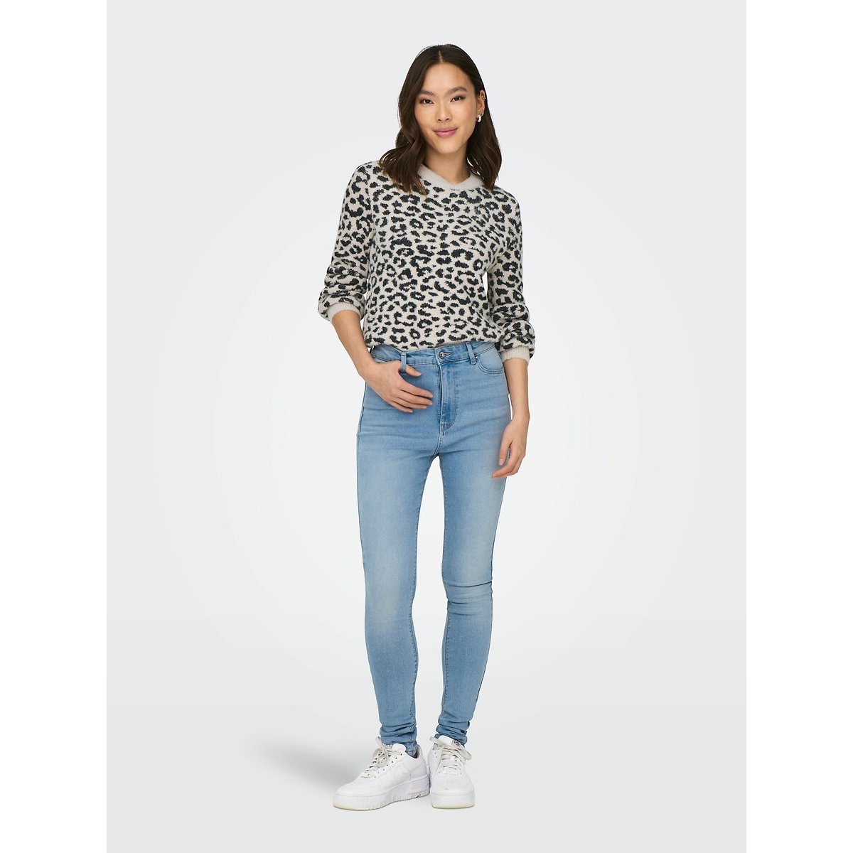 Crew Neck Jumper beige, JDY