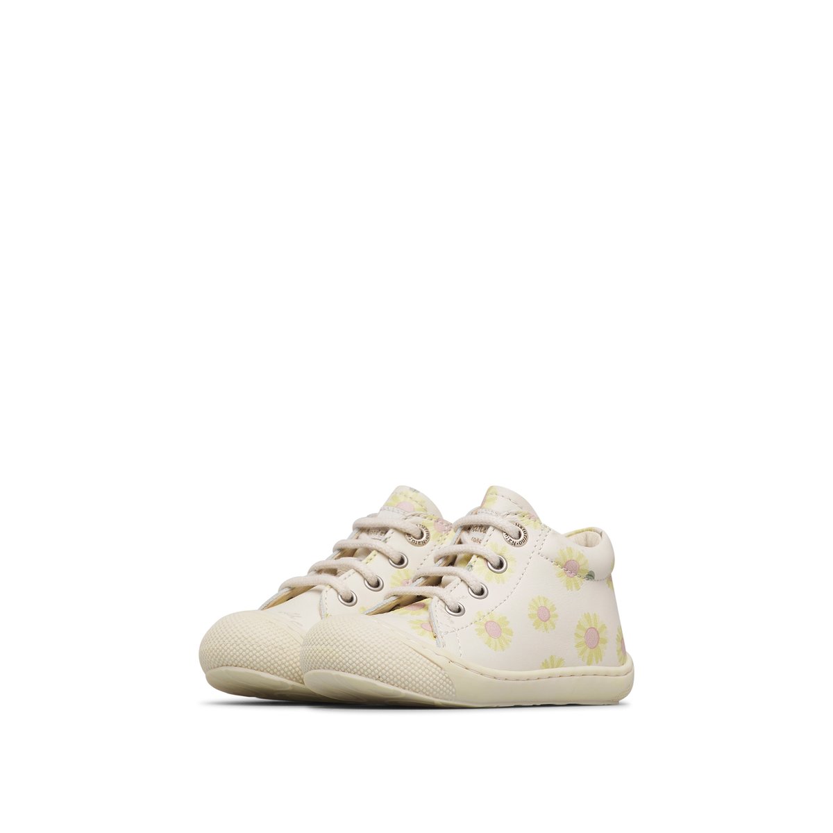 Chaussures premiers pas en cuir COCOON blanc crème-, NATURINO