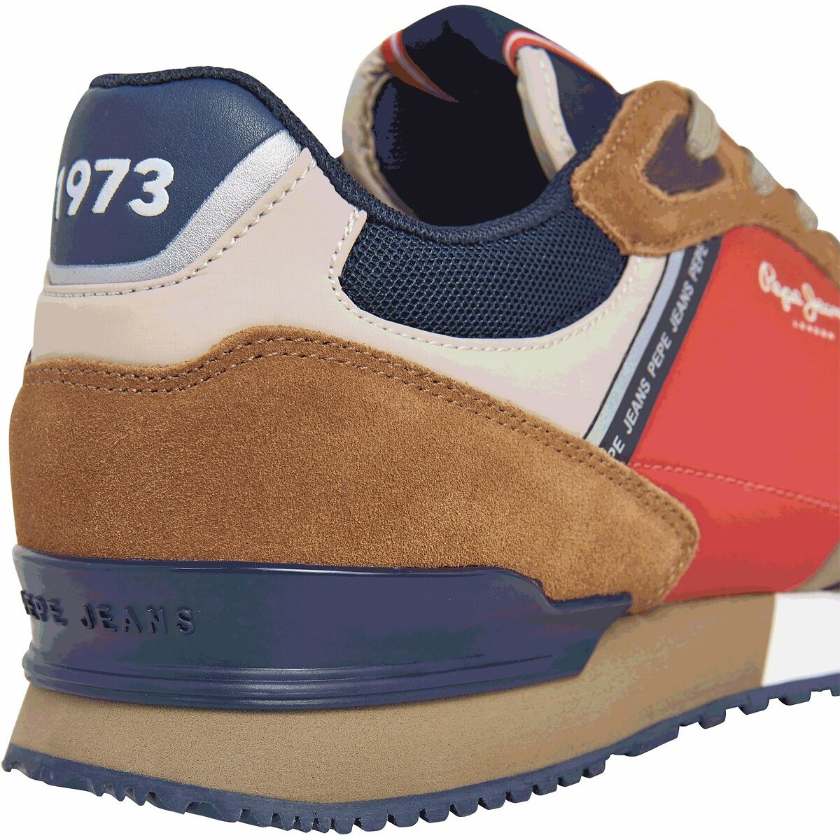 London Mood M Trainers brown/red, PEPE JEANS