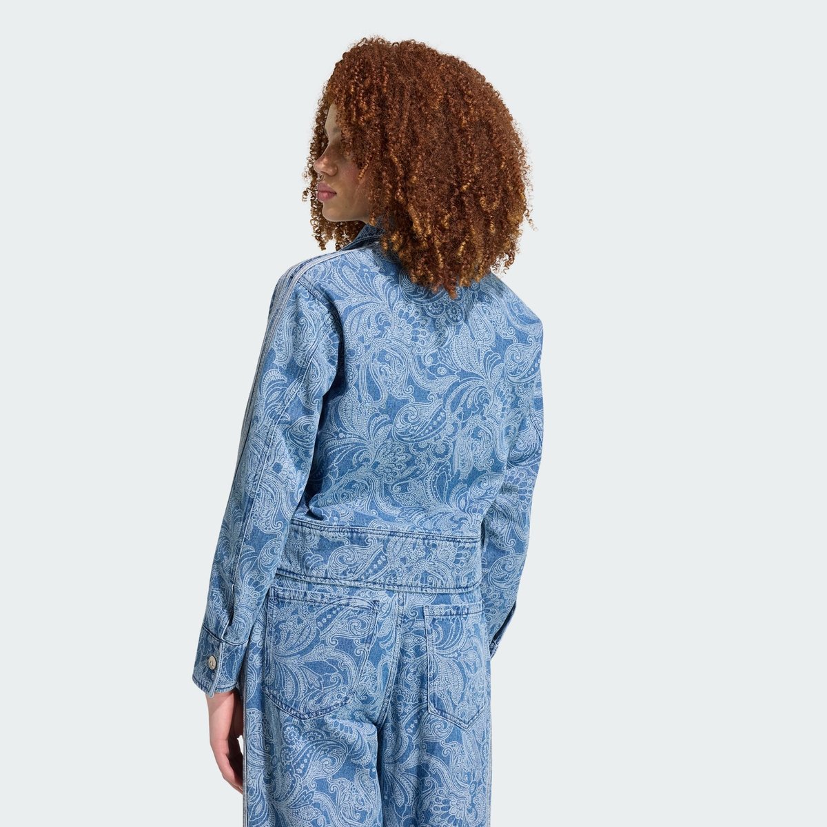 Veste De Survêtement Denim Adidas Liberty London Firebird Veste De Survêtement Denim Adidas Liberty London Firebird denim blue / light denim, adidas Originals
