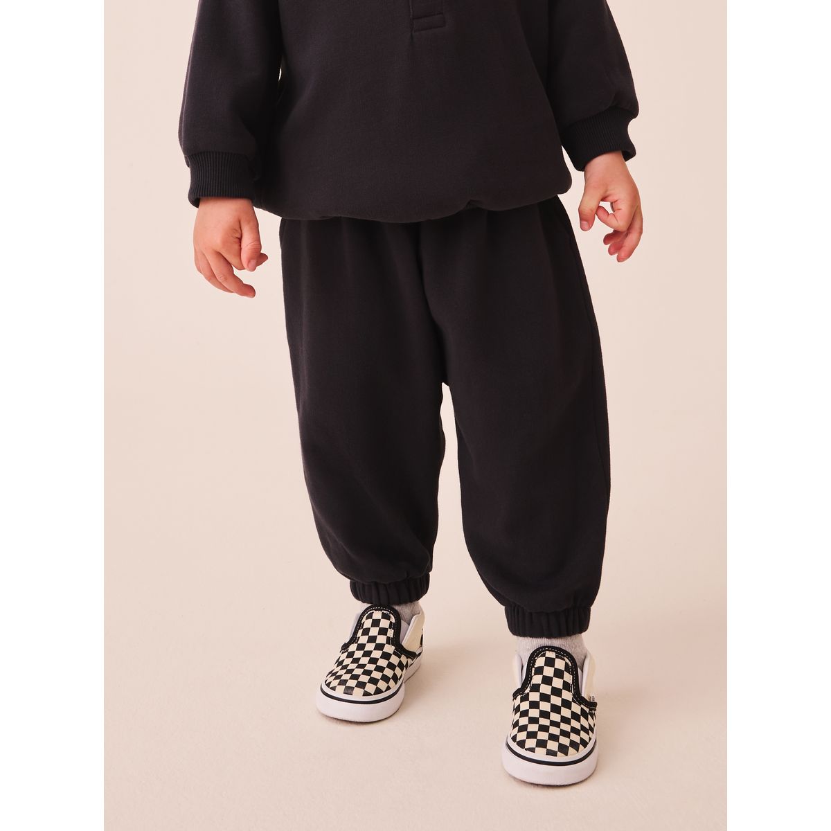 Sweat à col pressionné et pantalon de jogging gris anthracite, NEXT
