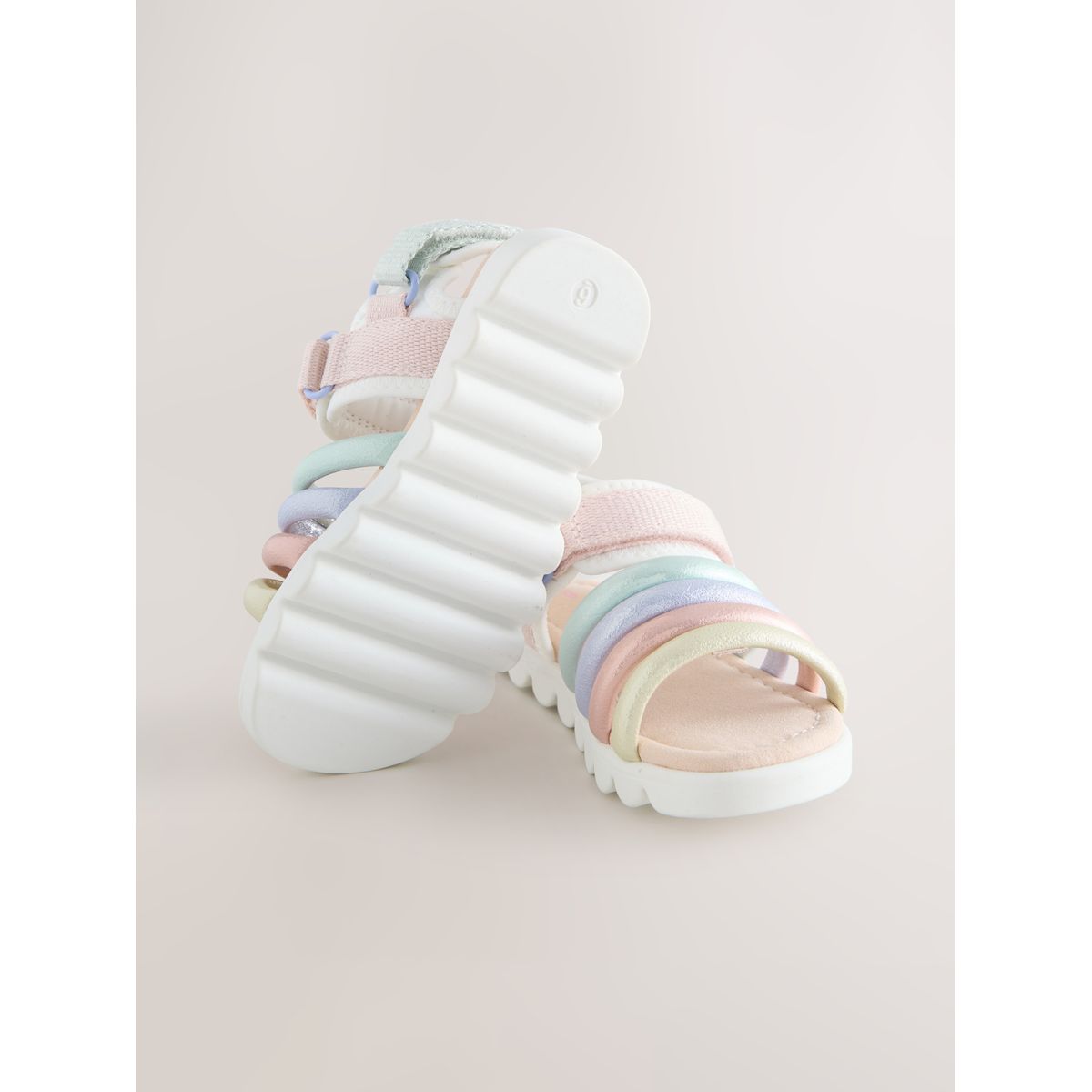 Sandales trekker pastel multicolore, NEXT