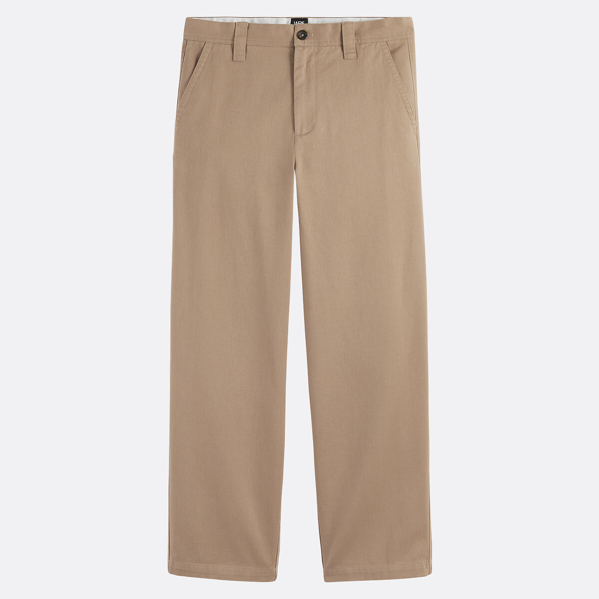 Loose fit chino broek beige   , LA REDOUTE COLLECTIONS