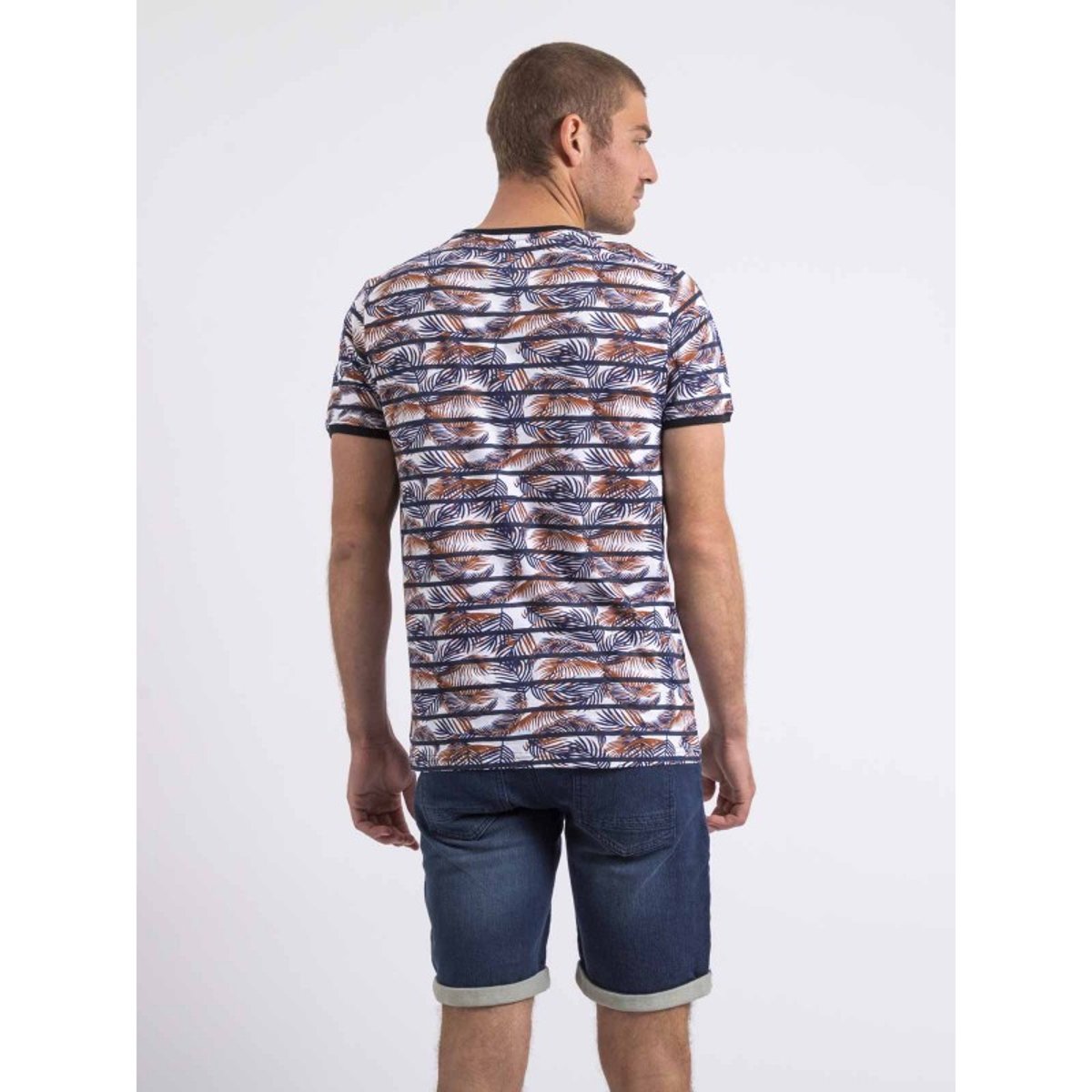 T-shirt Col Rond Nikuto bleu marine, RITCHIE