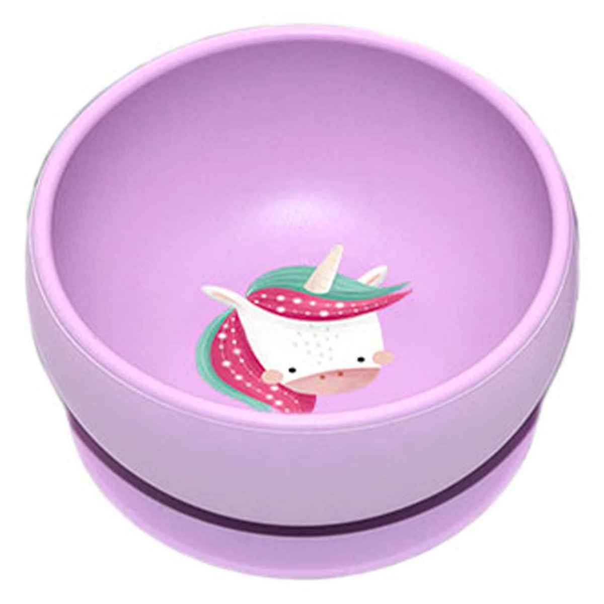 Bol en silicone avec ventouse ANIMAUX rose, SASSI