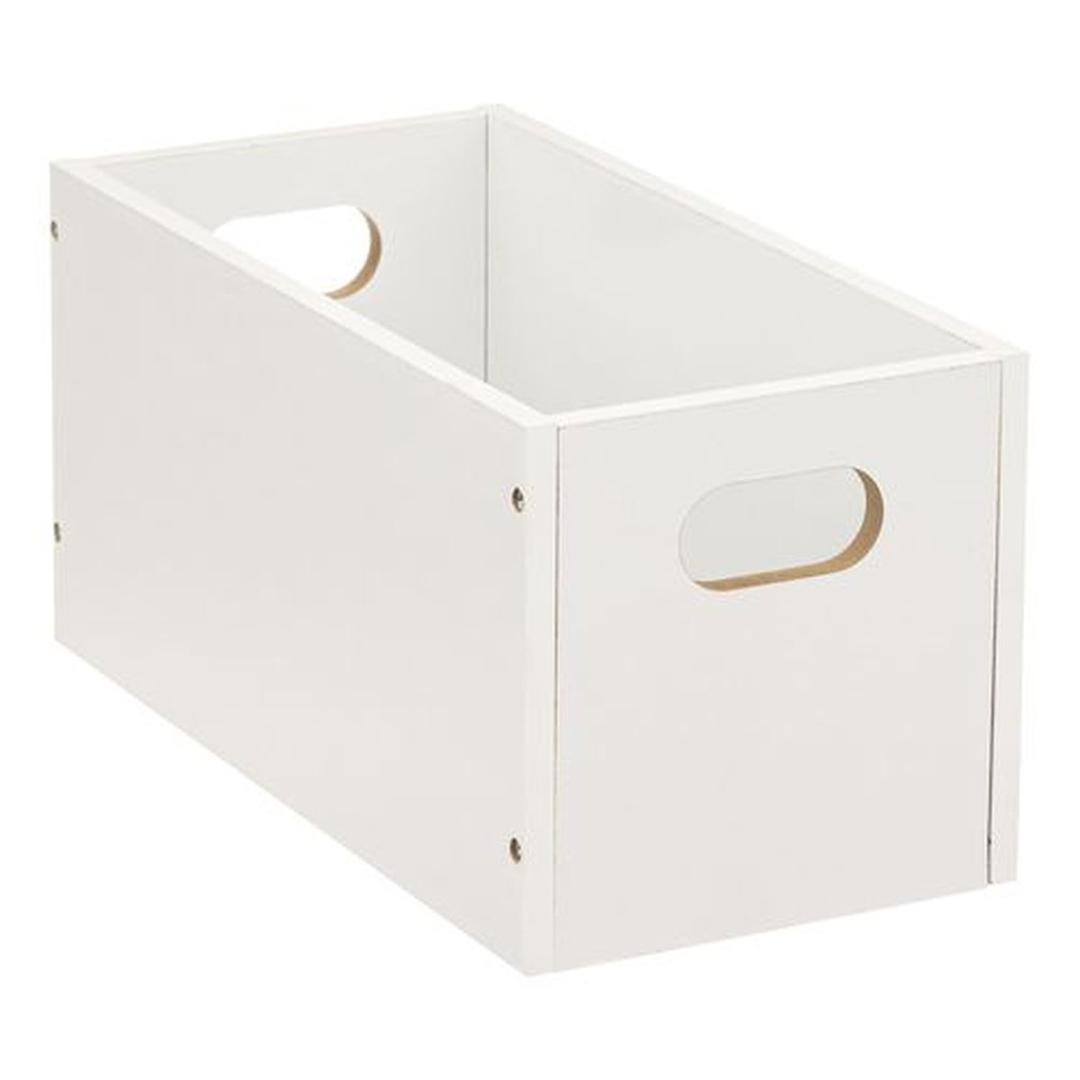 Lot de 6 boîtes de rangement rectangulaires MIX'N MODUL blanc, TOILINUX