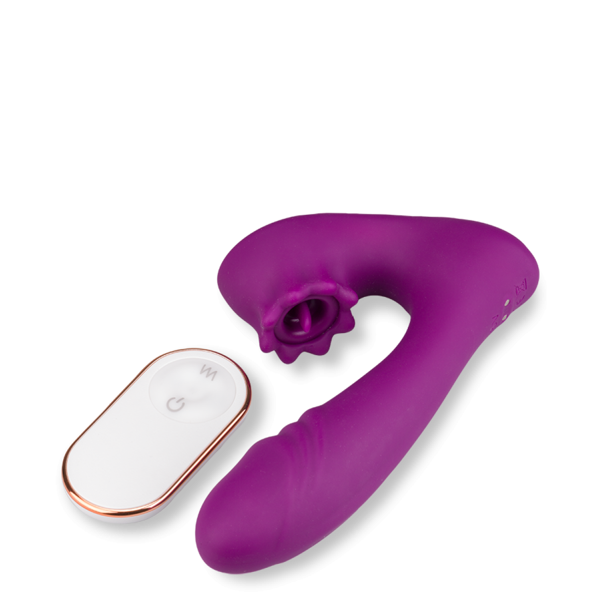 Stimulateur clitoridien percuteur et vibro télécommandé Lila violet, LOVE AND VIBES