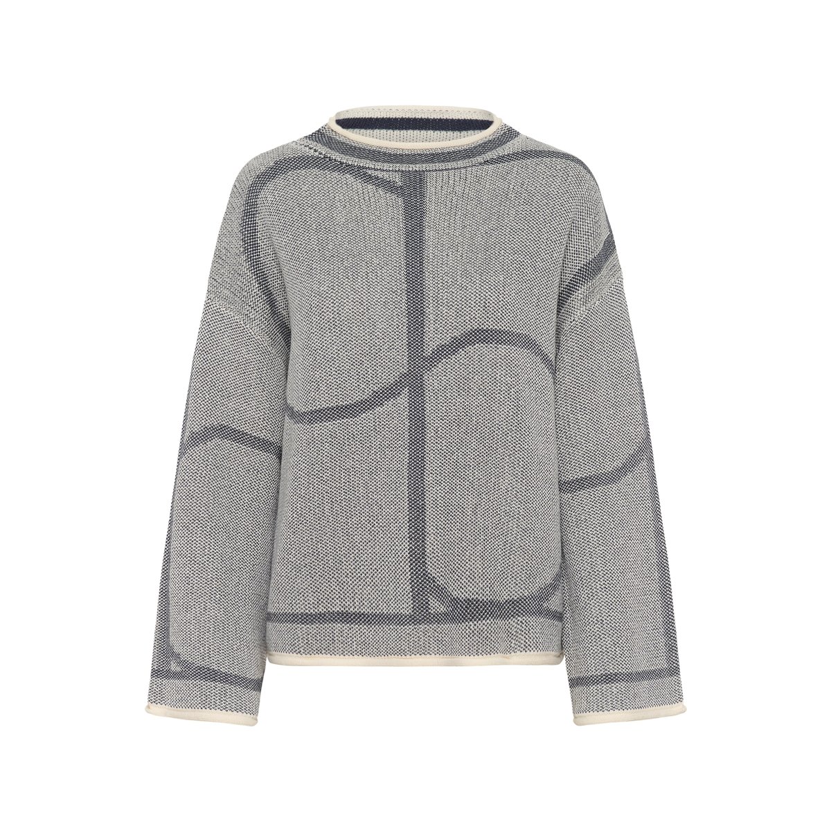 Pullover tricoté noir india ink, SOAKED IN LUXURY