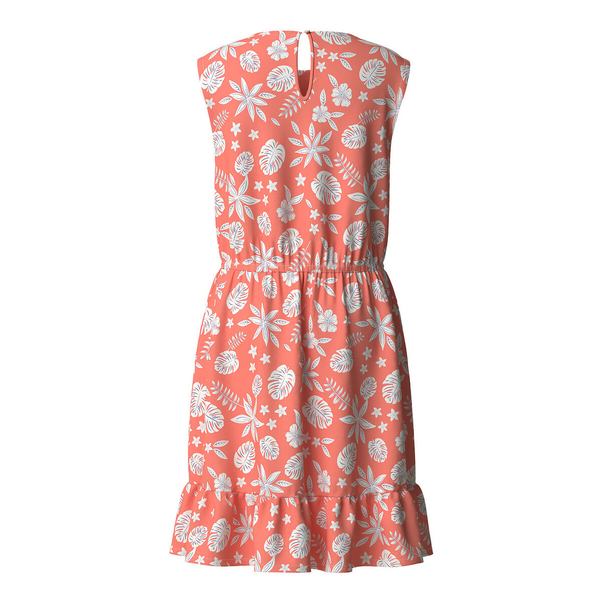 Ärmelloses Kleid mit Printmuster orange, NAME IT