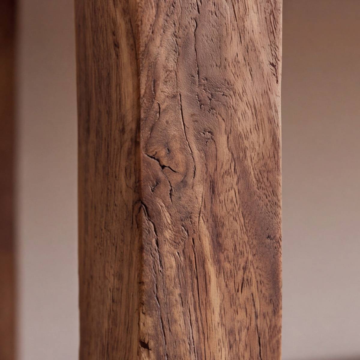Console 3 étagères en bois recyclés INDRA bois foncé, MADE IN MEUBLES 