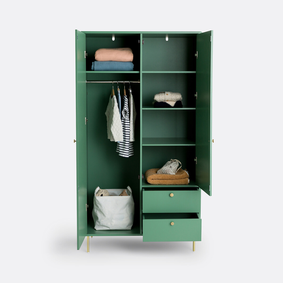 Armoire enfant, Redpop vert grisé, LA REDOUTE INTERIEURS