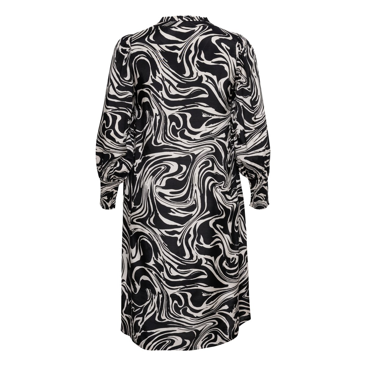 Dress noir/blanc graphique, KAFFE CURVE