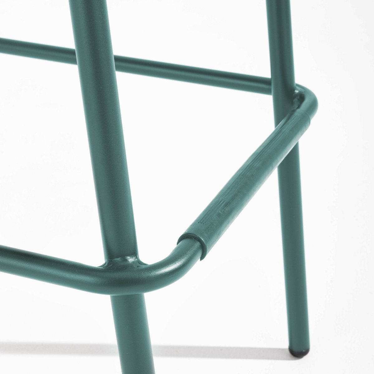 Chaise haute en aluminium, ALMADA vert foncé, OVIALA