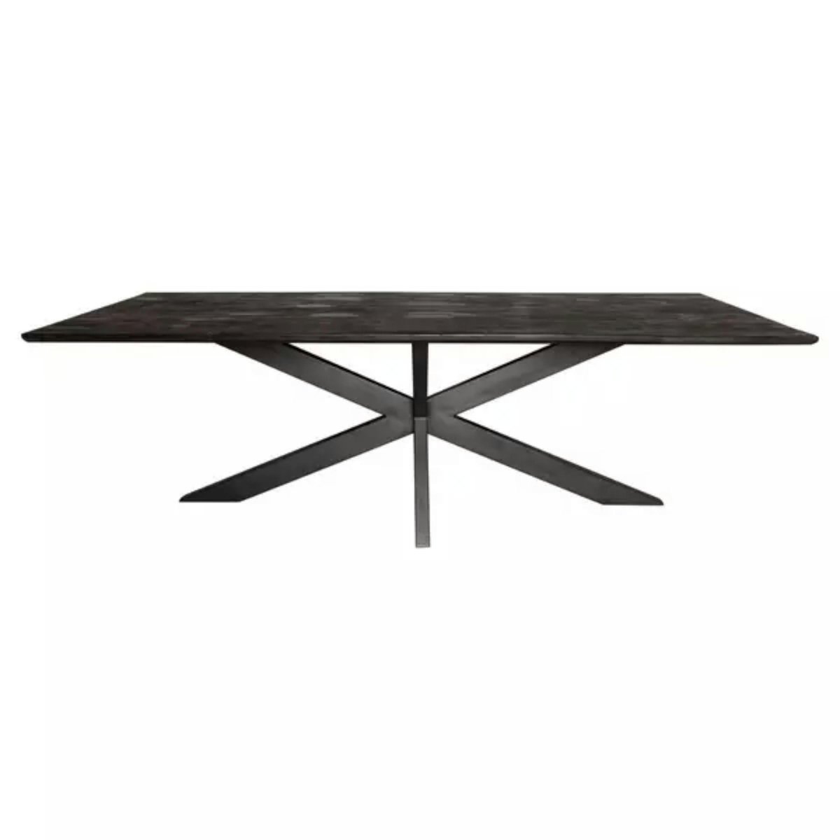 Table à manger noire en bois de manguier 180 cm ALVERA noir, PIER IMPORT