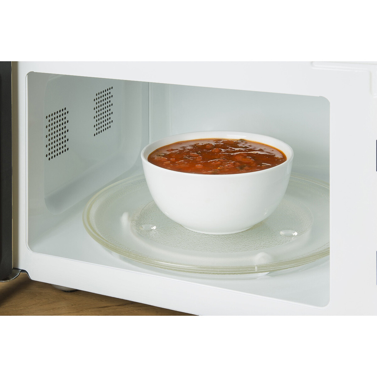 Retro 800W Digital Microwave - SM22030L black, SWAN