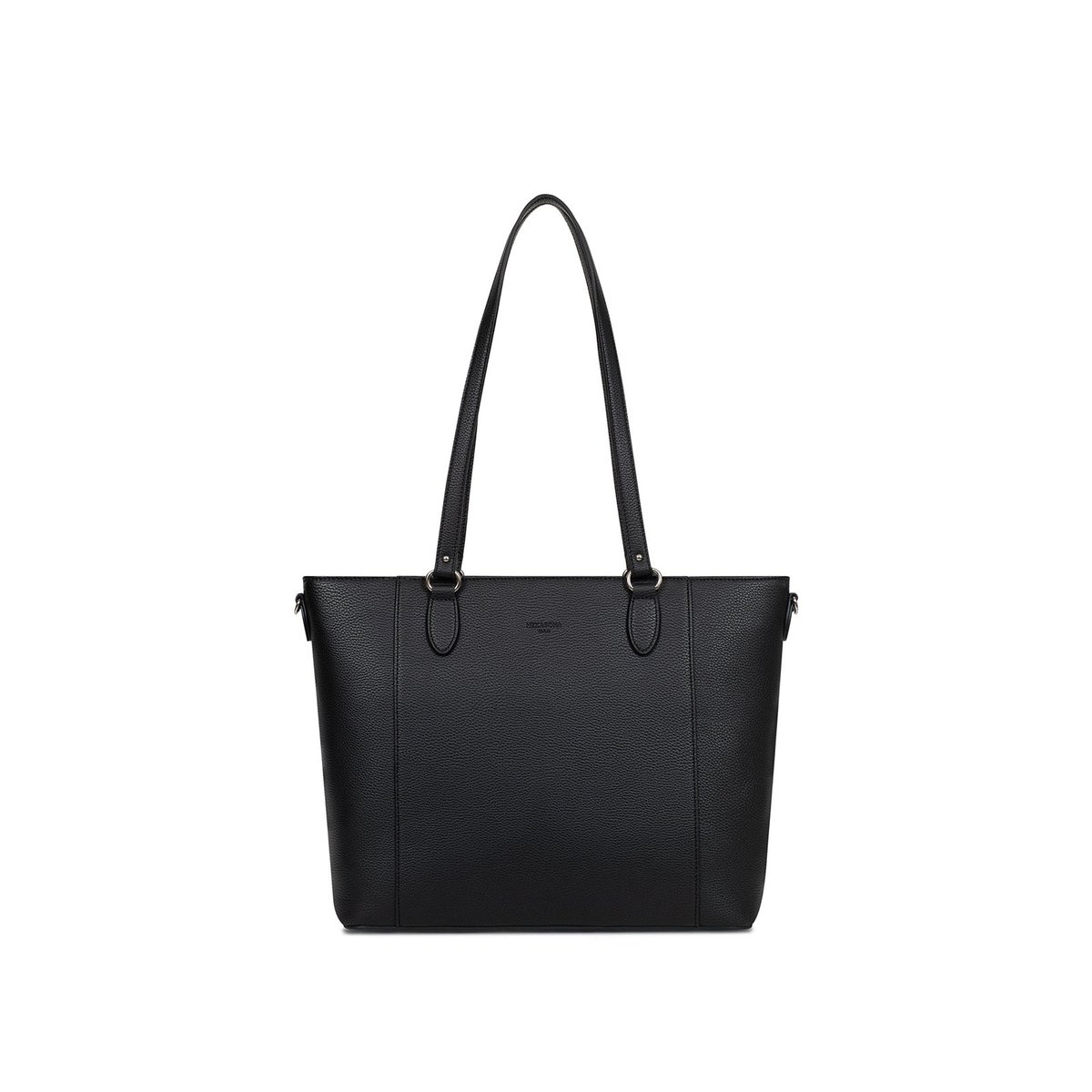 Sac cabas porté épaule STUDY noir, HEXAGONA