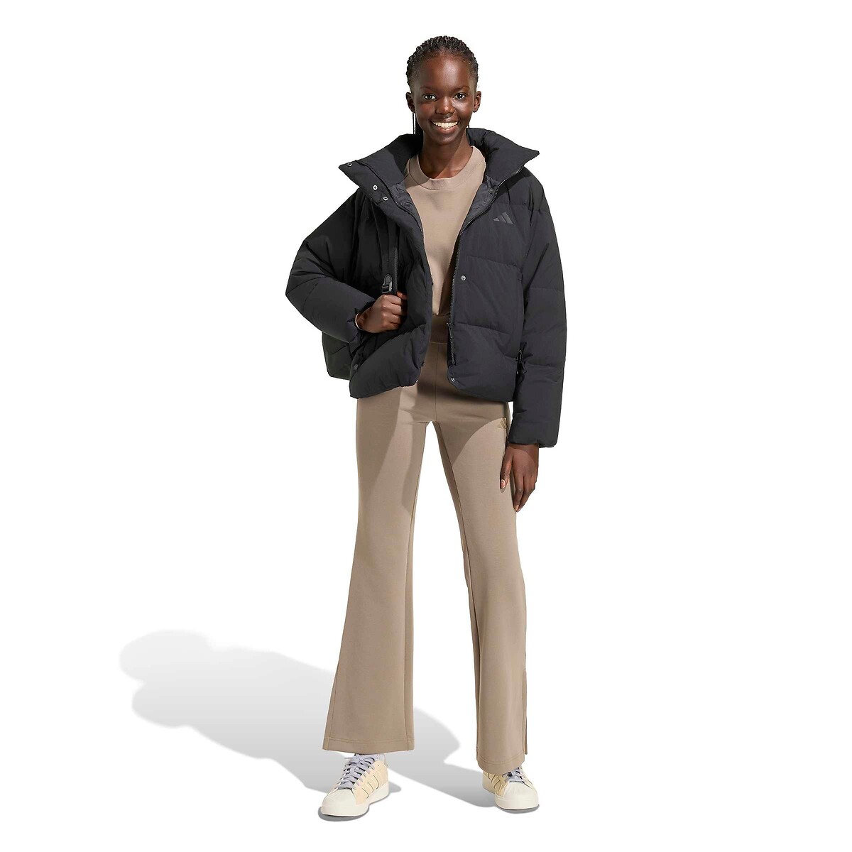 Blusão curto com fecho, especial inverno preto , ADIDAS SPORTSWEAR