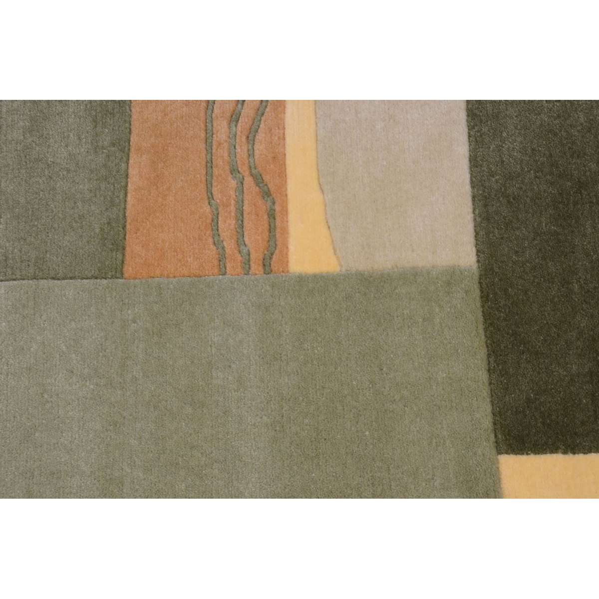 Tapis de salon gabbeh - AVANTI olive, THEKO