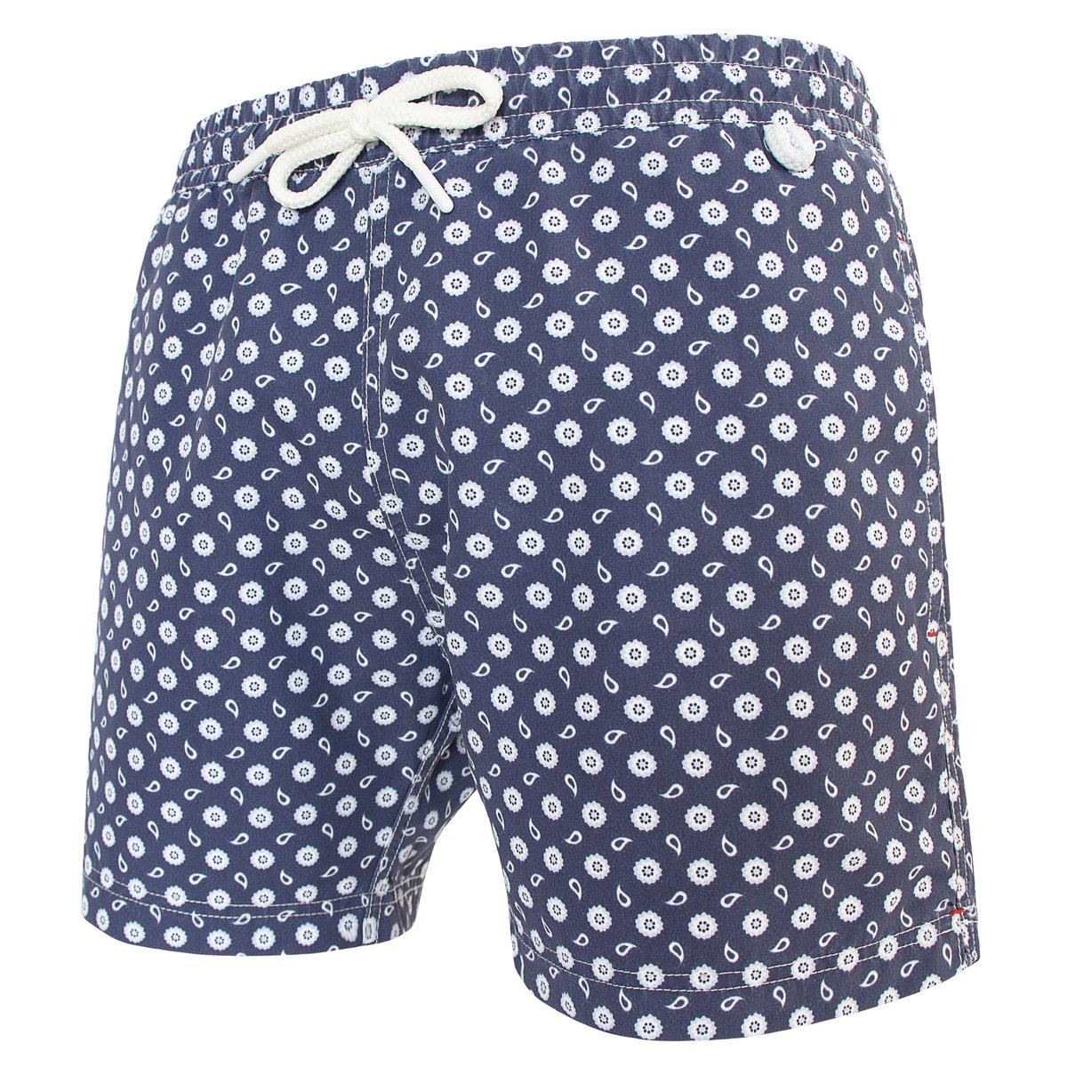 Short de bain MONTAUK 458 Paisley bleu, LES LOULOUS DE LA PLAGE