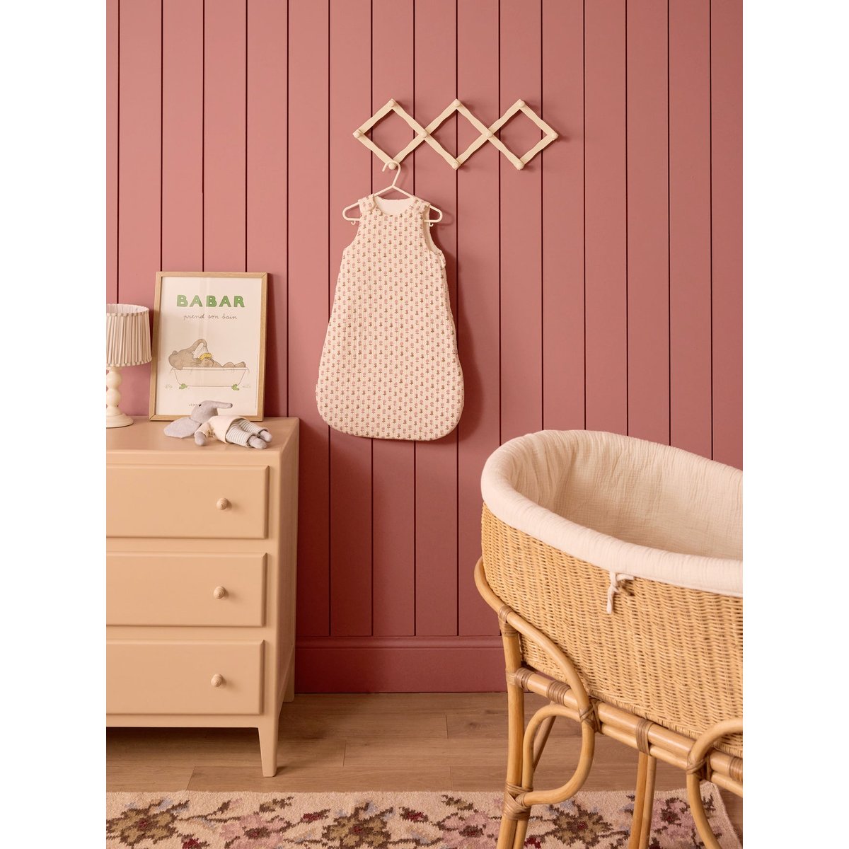 Gigoteuse gaze de coton gaufré biologique - TOG 3 rose, CYRILLUS