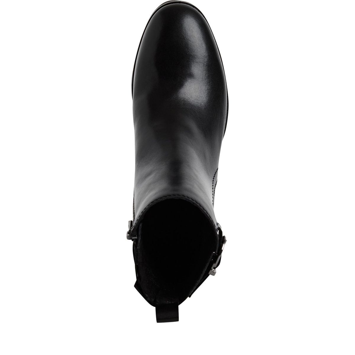 Bottine en cuir noir, MARCO TOZZI