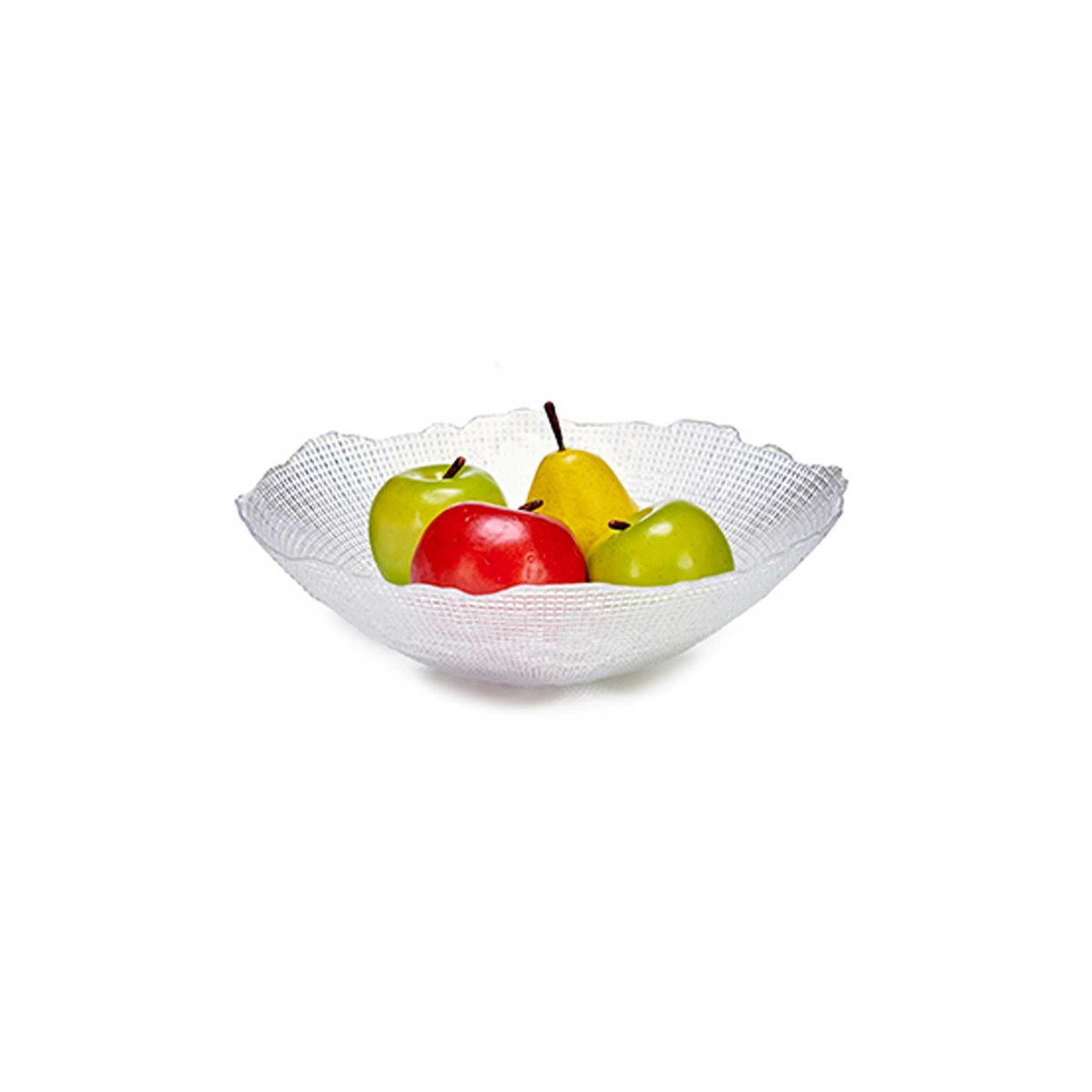 Corbeille à Fruits Décorative en Verre - D31cm transparent, WADIGA