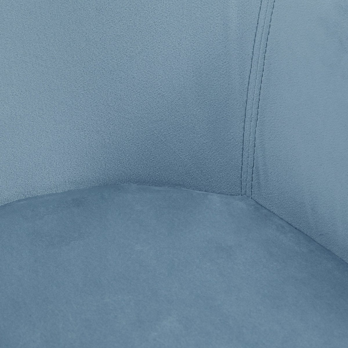 Tissu polyester effet velours Bleu bleu, bois clair, HOMCOM