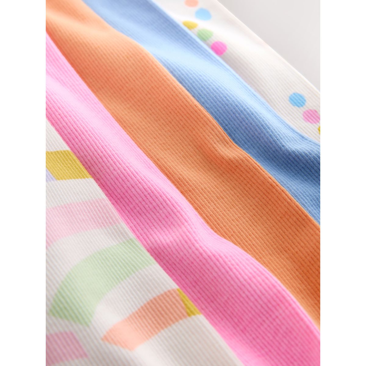 Legging côtelé, lot de 5 arc-en-ciel pastel, NEXT